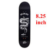 SK8ER Original Skateboard Deck 8.25" 8.125 Canadian Maple Wood Double Rocker Pro Skate Board Decks with griptape/sandpaper