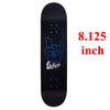 SK8ER Original Skateboard Deck 8.25" 8.125 Canadian Maple Wood Double Rocker Pro Skate Board Decks with griptape/sandpaper