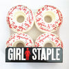 GIRL CHOCOLATE 4pcs/Set Pro Skateboard Wheels 50/52/54mm USA Hot Sale Double Rocker Wheel Ruedas Patines Plastic Rodas Skate