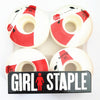 GIRL CHOCOLATE 4pcs/Set Pro Skateboard Wheels 50/52/54mm USA Hot Sale Double Rocker Wheel Ruedas Patines Plastic Rodas Skate