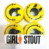 GIRL CHOCOLATE 4pcs/Set Pro Skateboard Wheels 50/52/54mm USA Hot Sale Double Rocker Wheel Ruedas Patines Plastic Rodas Skate