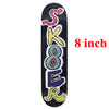 SK8ER Cnandian Maple Skateboard Decks 8" with 1pc free griptape Double Rocker Skateboard Deck Quality Skateboarding