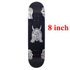 SK8ER Cnandian Maple Skateboard Decks 8" with 1pc free griptape Double Rocker Skateboard Deck Quality Skateboarding