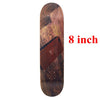 SK8ER Cnandian Maple Skateboard Decks 8" with 1pc free griptape Double Rocker Skateboard Deck Quality Skateboarding