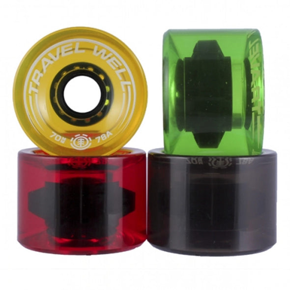 Professional Skateboard Longboard Wheels 70mm 78A Transparent Different Colors PU Long Board Wheel