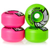 Spitfire Bighead Classic 99a Mashup Neon Skateboard Wheels 50-56mm Pink & Green rodas de skate Wheels 4PCS