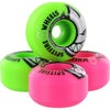 Spitfire Bighead Classic 99a Mashup Neon Skateboard Wheels 50-56mm Pink & Green rodas de skate Wheels 4PCS