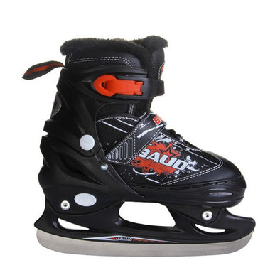 Professional Ice Skates Shoes for Kids Child Ice Hockey Shoes with Blade PVC Waterproof Ice Skating Adjustable Size