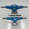 ROYAL Skateboard Trucks 5.25/5.0 aluminum Skate Trucks Bridge Spring Shock Absorption Skateboarding Accessories