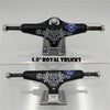 ROYAL Skateboard Trucks 5.25/5.0 aluminum Skate Trucks Bridge Spring Shock Absorption Skateboarding Accessories