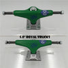 ROYAL Skateboard Trucks 5.25/5.0 aluminum Skate Trucks Bridge Spring Shock Absorption Skateboarding Accessories