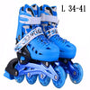 Flash Inline Skates Shoes for Kids girls boy Roller Skating Shoes Flashing PU Wheels & Knee Helmet protect Free Skating Patines