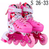 Flash Inline Skates Shoes for Kids girls boy Roller Skating Shoes Flashing PU Wheels & Knee Helmet protect Free Skating Patines