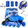 Flash Inline Skates Shoes for Kids girls boy Roller Skating Shoes Flashing PU Wheels & Knee Helmet protect Free Skating Patines