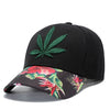 Fashion Leaf  Printed Skateboard Cap Men and Women