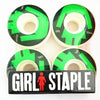 USA 4pcs Skateboard Wheels 52/53/54/56mm Multi Graphics Skateboarding Wheels For Double Rocker SPEED CUIRSER Rodas Skate