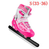 Professional Ice Skates Shoes For Adult Child Speed Racing Skating Shoes Short/Long Track Blade Knife Ice Hockey Shoes