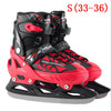 Professional Ice Skates Shoes For Adult Child Speed Racing Skating Shoes Short/Long Track Blade Knife Ice Hockey Shoes