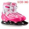 Professional Ice Skates Shoes For Adult Child Speed Racing Skating Shoes Short/Long Track Blade Knife Ice Hockey Shoes