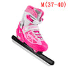 Professional Ice Skates Shoes For Adult Child Speed Racing Skating Shoes Short/Long Track Blade Knife Ice Hockey Shoes