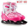 Professional Ice Skates Shoes For Adult Child Speed Racing Skating Shoes Short/Long Track Blade Knife Ice Hockey Shoes