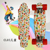 Completed Cruiser Mini Skateboard 22" Graphic Retro Skate Board Deck Fishboard Plastic Skateboard For kids Children