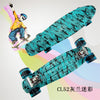 Completed Cruiser Mini Skateboard 22" Graphic Retro Skate Board Deck Fishboard Plastic Skateboard For kids Children