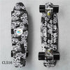 Completed Cruiser Mini Skateboard 22" Graphic Retro Skate Board Deck Fishboard Plastic Skateboard For kids Children