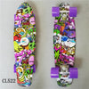 Completed Cruiser Mini Skateboard 22" Graphic Retro Skate Board Deck Fishboard Plastic Skateboard For kids Children
