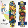 Completed Cruiser Mini Skateboard 22" Graphic Retro Skate Board Deck Fishboard Plastic Skateboard For kids Children