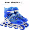 Flash Adjustable Inline Skates Shoes for Kids Children Roller Skating Shoes 8pcs Flashing Lighted PU Wheels Free Skating Patines