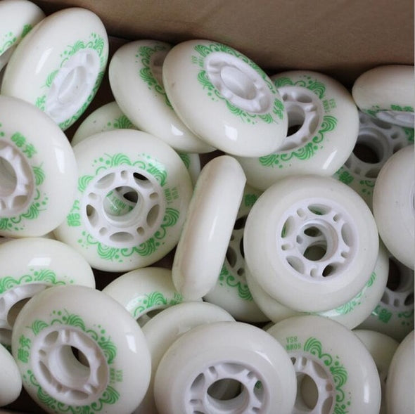 4pcs/lot Inline Skate Wheels 72 76 80mm Roller Skate Wheels Wearable Skate Rodas for Slalom Slide Free Skating