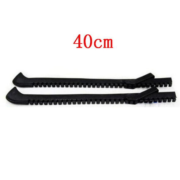 2PCS Hockey Ice Skates Protection Long Track Kinfe Pad Nylon Adjustable Ice Blade Cover Speed Racing Skating Protective Rails