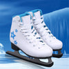 New Waterproof Ice Hockey Shoes For Kids Ice Skates Shoes with Ice Blade Thicken Warm Figure Skating Patines blue/pink