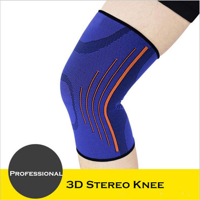 Three-dimensional structure of professional sports knee nylon knee braces Basketball volleyball tennis hiking knee pad keep warm