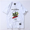 Street Men Skateboarding T-Shirts for Hip Pop Streetwear Skateboard Tees White/Black/Gray/Green Available