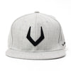 Classic Baseball Cap Embroidery Antlers V Logo Gray Hats Men Skateboards Cap Basic Collection