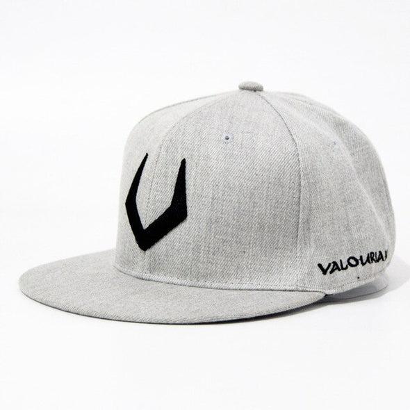 Classic Baseball Cap Embroidery Antlers V Logo Gray Hats Men Skateboards Cap Basic Collection