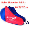 Mcro Quality Roller Skating Backpacks Kids Children Inline Skate Bag Thick Sports Shoulder Bags Portable blue/red/pink