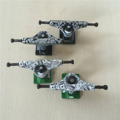 2Pcs Quality 4.75"LOW Rocus Skate board Truck for 7-7.5inch skateboard decks designed with USD AND MOKEY in best price