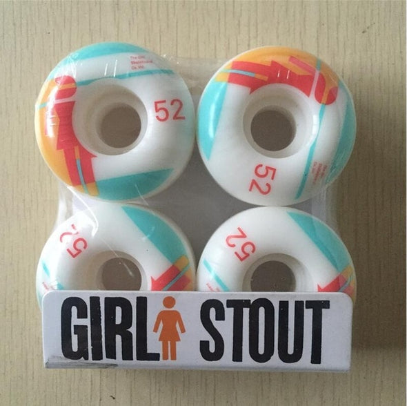 52mm 53mm 55mm 4pcs/sets 101A 2017 USA Brand Skateboard Wheels with a good design Sale PU Skate Wheels  Rodas De Skate