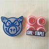 Skateboard parts mixed PIG and LUCKY skate bearing with Multi skateboarding wheels for Pro Sk8er and decks