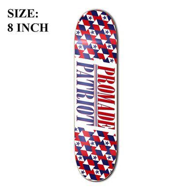 Quality 7.875-8.25inch USA BRAND PROMADE skate boarding deck made by Canadian Maple for pro sk8er to skating in the park