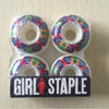 50-54mm USA Brand 101A Girl skateboarding wheels 4pcs/Set High-Density Skateboards Wheel PU GIRL STOUT Skates Board Wheels