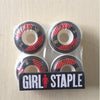 50-54mm USA Brand 101A Girl skateboarding wheels 4pcs/Set High-Density Skateboards Wheel PU GIRL STOUT Skates Board Wheels