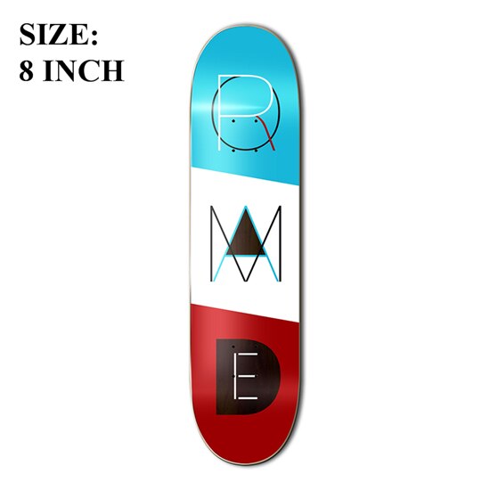 SIZE7.875"-8.25"PROMADE skateboard deck made in MEXICO by quality canadian maple for Pro skateboarding or skaters