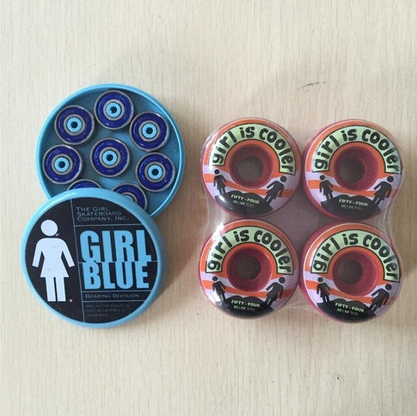 Professional Skate boarding parts Element and girl and chocolate wheels with Girl and Chocolate ABEC-3 Bearing for Pro skating