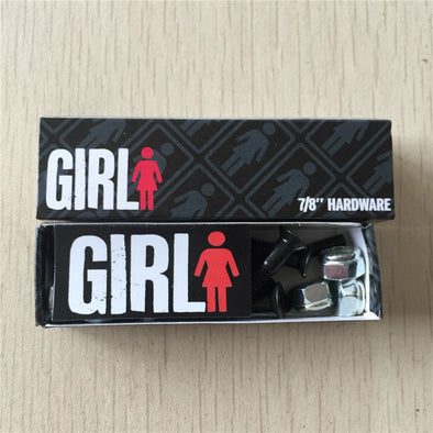 Skateboard Accessories Metal Girl Hardware Set Street Skateboard Screws Bolts Set for Installing Complete Skateboard