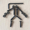 Skateboard Accessories Metal Girl Hardware Set Street Skateboard Screws Bolts Set for Installing Complete Skateboard