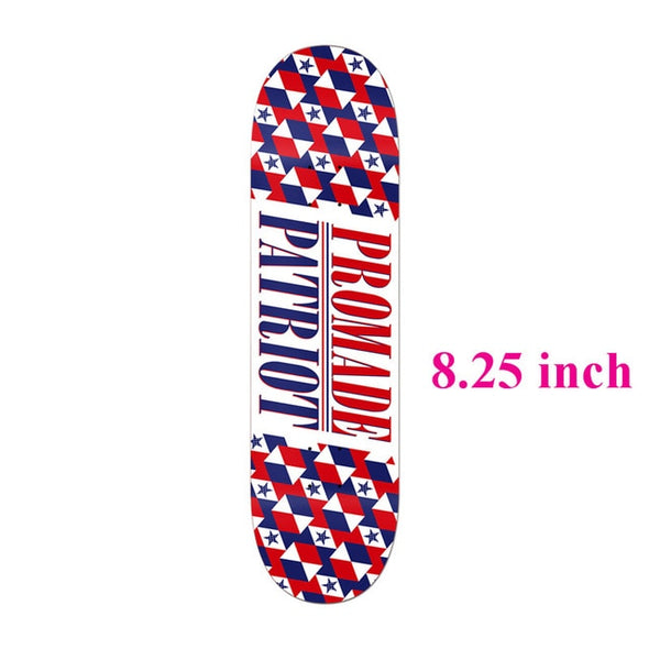 USA PROMADE Quality Canadian Maple Skateboard Decks 8 8.25" Pro Double Rocker Skate Board Deck for Men Skateboarding